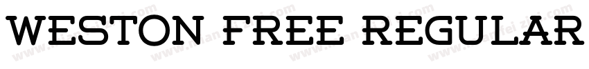 Weston Free Regular字体转换